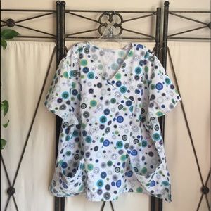 Scrub top- 3X - used women’s (SB) scrub top